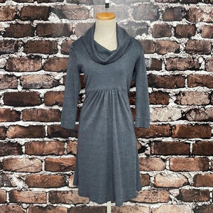 Michael Stars Dress Maternity Cowl Neck Grey Knit Size Small